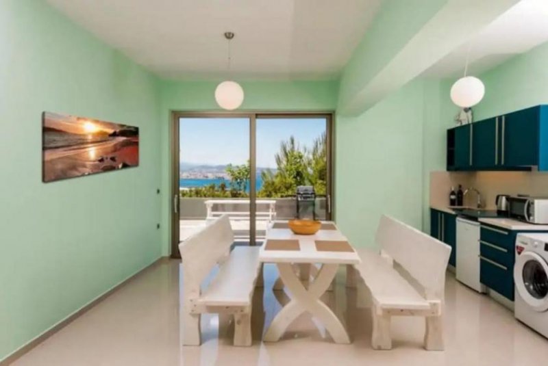 Akrotiri Kreta, Akrotiri: Geräumige moderne Villa mit spektakulärem Blick auf das Meer und die Bucht zu verkaufen Haus kaufen